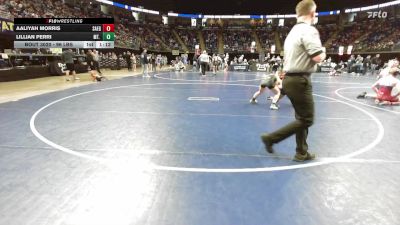96 lbs Round Of 32 - Aaliyah Morris, Saegertown vs Lillian Perri, Mt. Lebanon