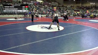 4A 126 lbs Cons. Round 1 - Ethan Young, Ashdown vs Rowe Stokenbury, Bauxite High School