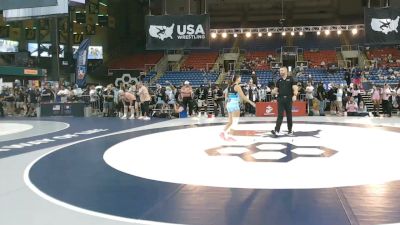 125 lbs Champ. Rd Of 128 - Abigail Sager, Colorado vs Victoria Carbonaro, New Jersey