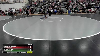 55 lbs Quarterfinal - Noah Estes, Greater Heights vs Uriah Guebara, Maize Wrestling