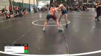 200 lbs Quarterfinal - Klayton Rinne, Unattached vs Taydon Gorsuch, Western Nebraska Titans