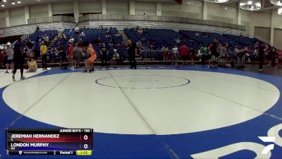 150 lbs Cons. Round 2 - Jeremiah Hernandez, IL vs London Murphy, OH