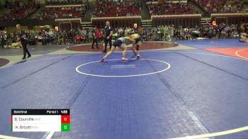 130 lbs Semifinal - Kaylee Orcutt, Miles City Wrestling Club vs Brynn Courville, Ronan Wrestling Club