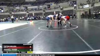 135 lbs Quarterfinals (8 Team) - Maxwell Ramer, Z-M (Zumbrota-Mazeppa) vs Taytan Nielsen, KMS
