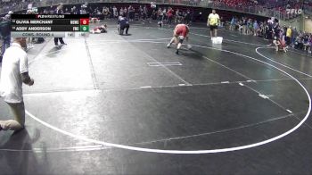 150 lbs Cons. Round 4 - Olivia Merchant, Millard South Wrestling Club vs Addy Anderson, Fremont Wrestling Club