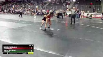 106 lbs Cons. Round 3 - Jocelyn Prado, Team Nebraska vs Sadie Rhoades, Team Utah