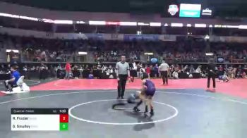53 lbs Quarterfinal - Ryker Frazier, Pleasant Hill Youth Wrestling Club vs Odin Smalley, Kobra Kai