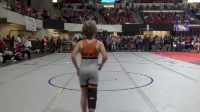 70 lbs Champ. Round 1 - Coy Robertson, High Plains Thunder vs Clay Davis, Frenchtown Wrestling Club