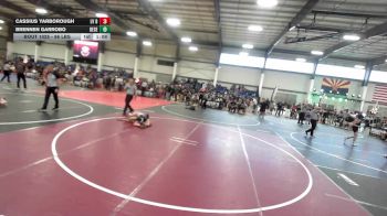 86 lbs Rr Rnd 2 - Cassius Yarborough, LV Bear WC vs Brennen Garrobo, Desert Dogs WC