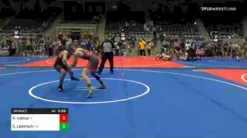 132 lbs Prelims - Hunter Leblue, Team Tulsa Wrestling Club vs Caiden Laderach, Vinita Kids Wrestling