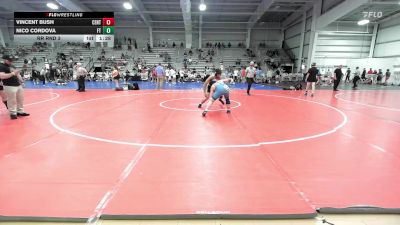 152 lbs Rr Rnd 3 - Vincent Bush, CentralMD Blue vs Nico Cordova, Filipe Trained Wrestling Academy