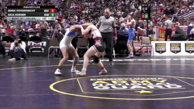 106 lbs Semifinal - Jenna Houseknecht, Montgomery-G vs Julia Horger, Conwell-Egan-G