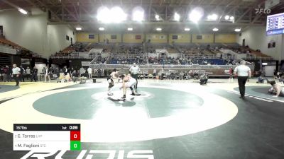 157 lbs 3rd Place - Claudio Torres, Lake Highland Prep vs Mitchell Faglioni, St. Christopher's School