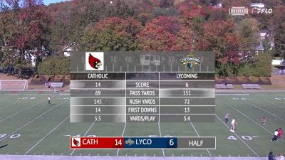 Replay: Catholic vs Lycoming | Oct 19 @ 12 PM