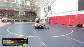 285 lbs Cons. Round 2 - Sergio Romero, Palomar College vs Jai Guerra, Sacramento City College