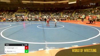 46 lbs Round Of 32 - Nelson Zwanziger, Nashua Plainfield vs Azerijah Bonney, Pomona Elite