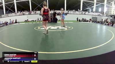 124 lbs Round 2 (8 Team) - Emma Bacon, Pennsylvania vs Addison Hartley, Florida