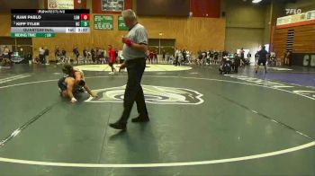 184 lbs Quarterfinal - Kipp Tyler, Bakersfield College vs Juan Pablo, Lemoore College