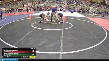 147 lbs Quarterfinals (8 Team) - Ethan Osborne, La Pine vs Ryder Sturgell, Warrenton