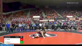 170 lbs Quarterfinal - Kody Brenn, Winfield vs Brett Loader, Clay Center Community