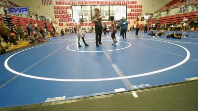 61-64 lbs Rr Rnd 4 - Mateo Sierra, OKC Saints Wrestling vs Case James, Blaine County Grapplers