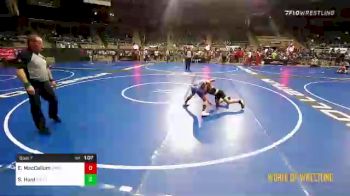 85 lbs Rd Of 64 - Evan MacCallum, MWC Wrestling Academy vs Slayden Hunt, Prodigy Wrestling