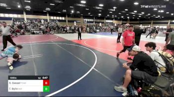 136 lbs 3rd Place - Skyler Gassel, Team Thunder vs Taydem Bylin, Mat Demon WC