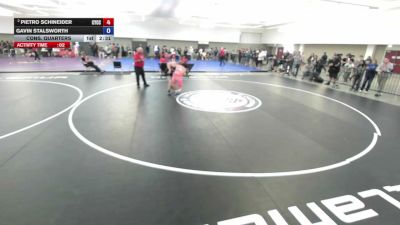 144 lbs Cons. Quarters - Pietro Schineider, Community Youth Center - Concord Campus Wrestling vs Gavin Stalsworth