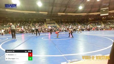 67 lbs Round Of 16 - Taylen Walden, Elgin Wrestling vs Bentley Churape, Pomona Elite