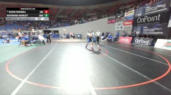 2A/1A Boys 215 Cons. Round 3 - Gavin Russell, Joseph Boys vs Raymond Hawley, Crane Boys