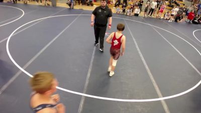 98 lbs Cons. Semis - Zachary Huebner, GunSmoke Wrestling Club vs Griffin Bargmann, Pursuit