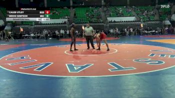 6A 138 lbs Quarterfinal - Mekhi Simpson, Mae Jemison vs Caleb Utley, Muscle Shoals