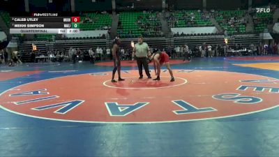 6A 138 lbs Quarterfinal - Mekhi Simpson, Mae Jemison vs Caleb Utley, Muscle Shoals