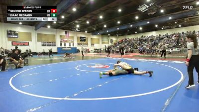 150 Boys Cons. Round 2 - Isaac Medrano, Hilltop vs George Spears, El Capitan