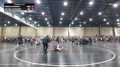 130 lbs Quarterfinal - Rebecca Mashian, Youth Impact Center Wrestling Club vs Daliana Cartagena, Wellington Wrestling