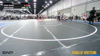 110 lbs Rr Rnd 2 - Brody Brandt, Full Circle 12U vs Owen Oleson, Wyoming Underground