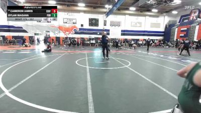 157 lbs Champ. Round 2 - Dylan Magana, Poway vs Cameron James, Centennial (Corona)