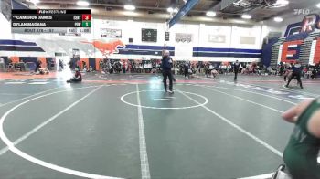 157 lbs Champ. Round 2 - Dylan Magana, Poway vs Cameron James, Centennial (Corona)