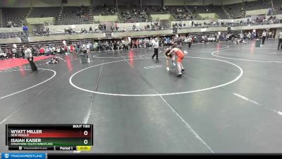 120 lbs Cons. Round 1 - Isaiah Kaiser, Stratford Youth Wrestling vs Wyatt Miller, New Prague