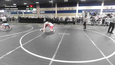 190 lbs Consi Of 16 #2 - Devlin Weaver, Oso Way WC vs Corey Brammer, Norwalk HS