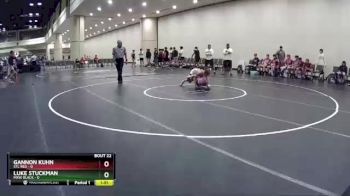 106 lbs Round 5 (10 Team) - Luke Stuckman, MXW Black vs Gannon Kuhn, STL Red