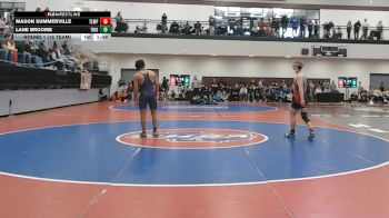 132 lbs Round 1 (16 Team) - Mason Summerville, Temple vs Lane Broome, Trion