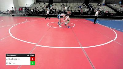 147-H2 lbs Semifinal - James Calabrese, Foxborough vs Ryan Burr, N/a