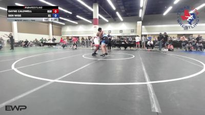 285 lbs Round Of 16 - Dayne Caldwell, Heart And Pride Wrestling Club vs Ben Wise, All American Wrestling Club