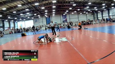 76 lbs Rd# 10- 4:00pm Saturday Final Pool - Logan Bonfilio, Florida Elite vs Michael Dillon, West Coast Elite