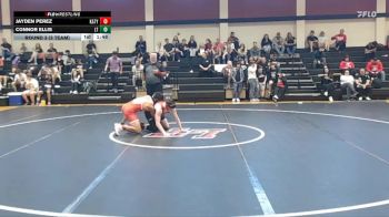 157 lbs Round 3 (3 Team) - Connor Ellis, Lake Travis vs Jayden Perez, Katy
