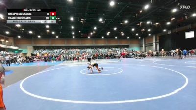 54-55 lbs Round 2 - Joseph McCassie, Fernley WC vs Frank Swickard, Gold Rush Wrestling
