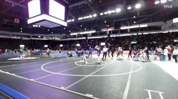 Girls 170 lbs Champ. Round 1 - Abigail Miller, Curtis (Girls) vs Della Young, Silas (Girls)