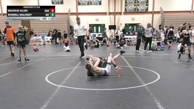 76 lbs Round 3 (8 Team) - Macklin Allen, Revival Beast vs Russell Maloney, The Outsiders