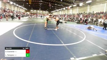 285 lbs Round Of 16 - Angelo Guarente, Bulldog Wrestling vs Leander Tsinigine, Independent